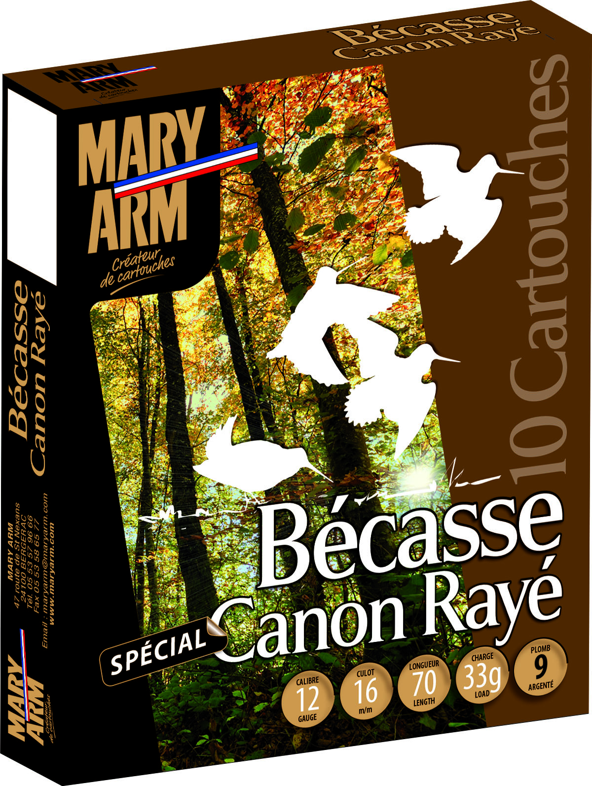 MARY ARM BECASSE CANON RAYE 33gr